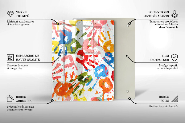 Sklenená doska na krájanie Elegantné pozadie a zlato