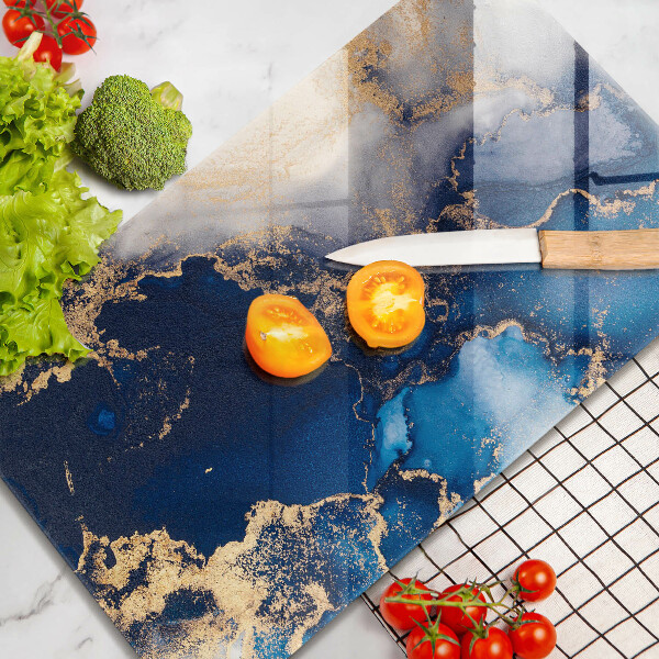 Sklenená doska na krájanie Elegantné pozadie a zlato