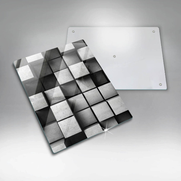 Sklenená doska na krájanie 3D geometria pozadia