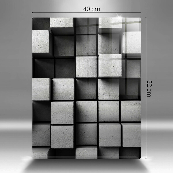 Sklenená doska na krájanie 3D geometria pozadia