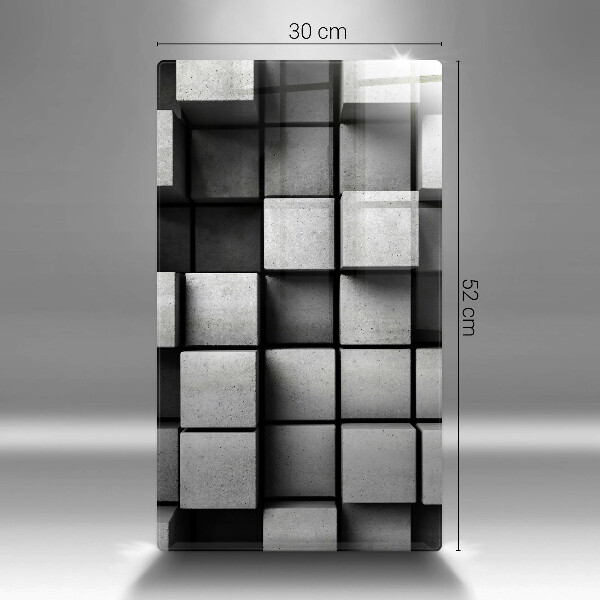 Sklenená doska na krájanie 3D geometria pozadia