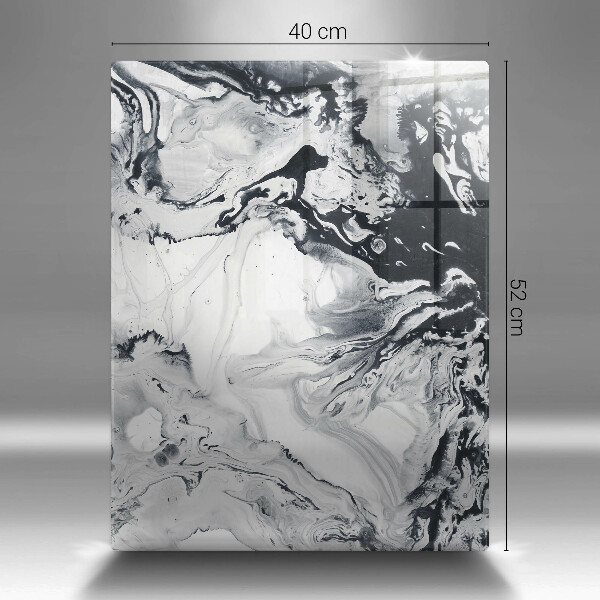 Kuchynská doska zo skla Atramentová abstrakcia