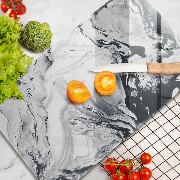 Kuchynská doska zo skla Atramentová abstrakcia