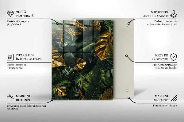 Sklenená doska na krájanie Abstrakcia tekutín