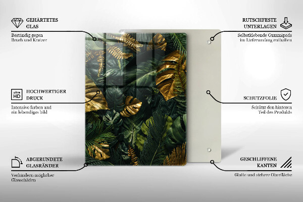 Sklenená doska na krájanie Abstrakcia tekutín