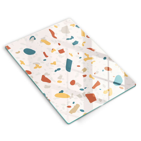 Sklenená doska na krájanie Dekoratívna kamenina