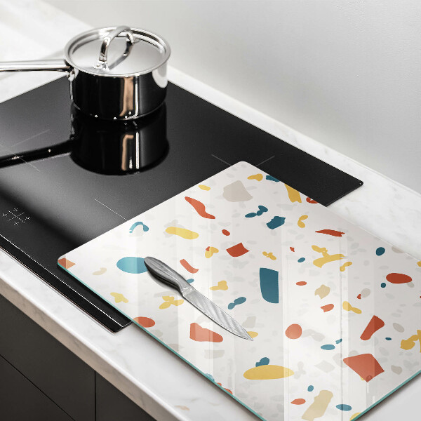 Sklenená doska na krájanie Dekoratívna kamenina