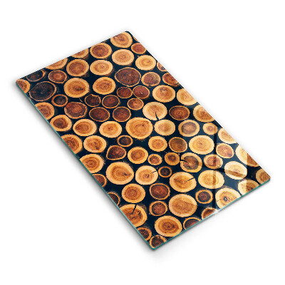 Kuchynská doska zo skla Drevené pne stromov