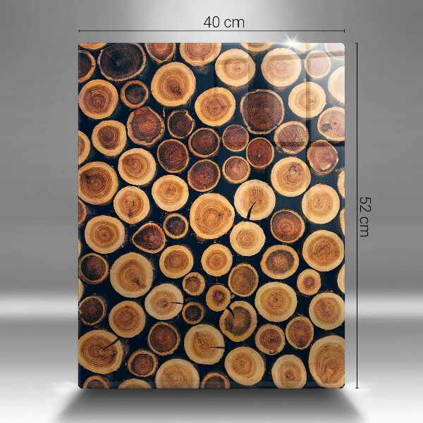 Kuchynská doska zo skla Drevené pne stromov