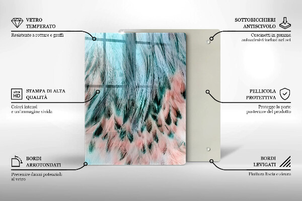 Kuchynská doska zo skla Dymová abstrakcia