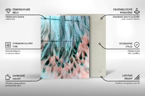 Kuchynská doska zo skla Dymová abstrakcia