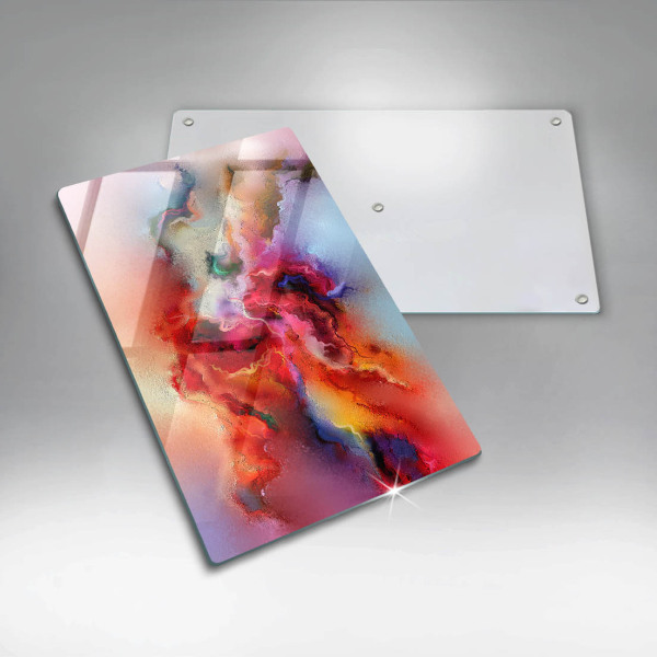 Kuchynská doska zo skla Dymová abstrakcia