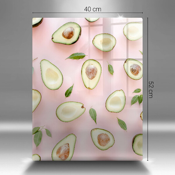 Kuchynská doska zo skla Avokádový vzor
