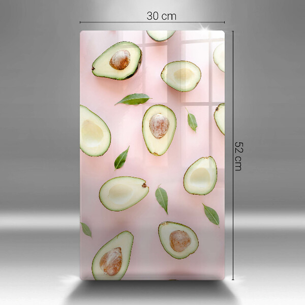 Kuchynská doska zo skla Avokádový vzor