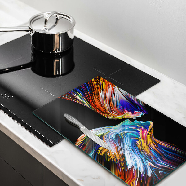 Kuchynská doska zo skla Bozk abstrakcia