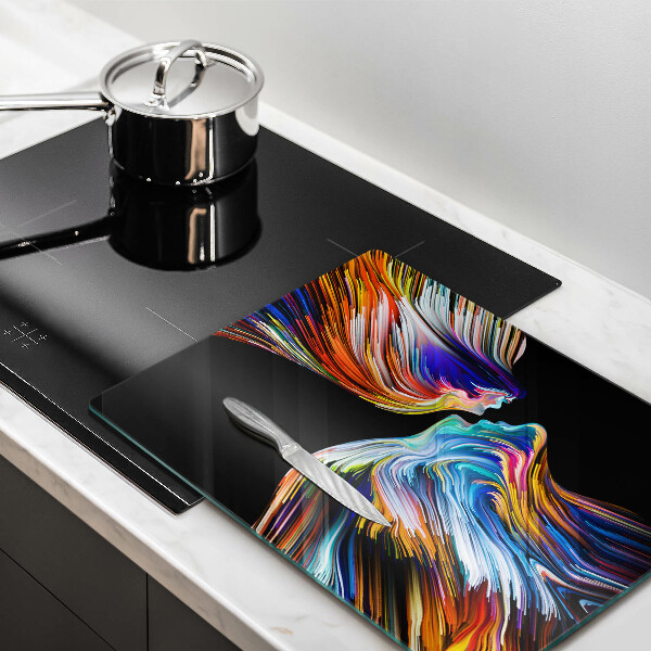 Kuchynská doska zo skla Bozk abstrakcia