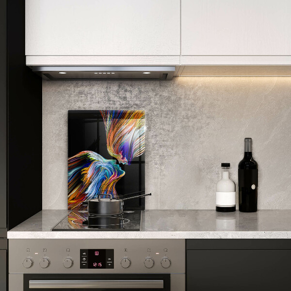 Kuchynská doska zo skla Bozk abstrakcia