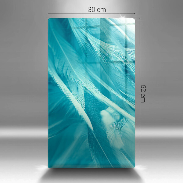 Kuchynská doska zo skla Jemné perie