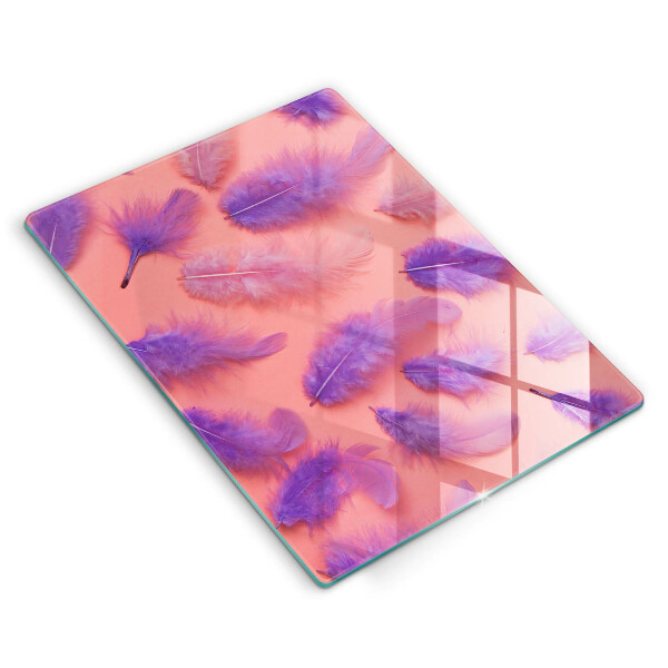 Kuchynská doska zo skla Nadýchané perie