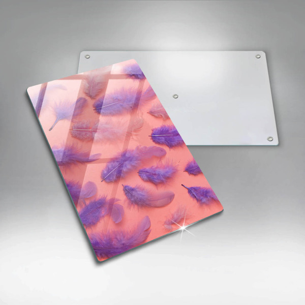 Kuchynská doska zo skla Nadýchané perie