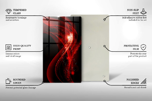 Kuchynská doska zo skla Moderná abstrakcia