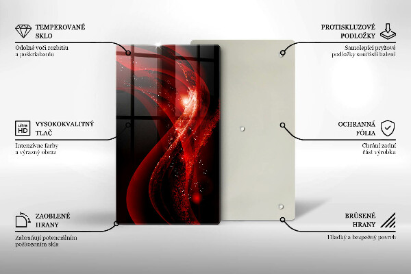 Kuchynská doska zo skla Moderná abstrakcia