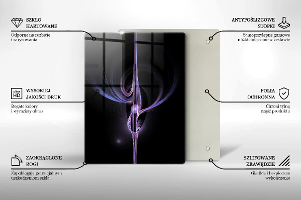 Kuchynská doska zo skla Moderná abstrakcia