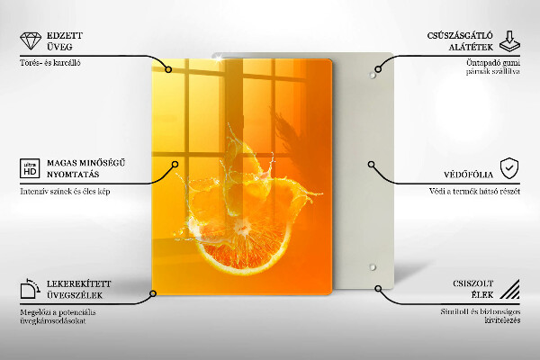 Kuchynská doska zo skla Kovová konštrukcia