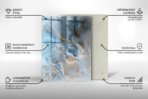 Kuchynská doska zo skla Lineárna abstrakcia