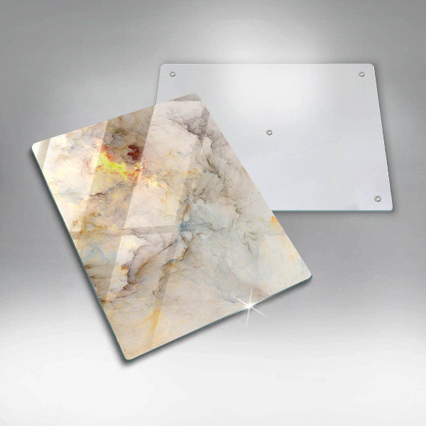 Kuchynská doska zo skla Textúra mramoru so zlatom