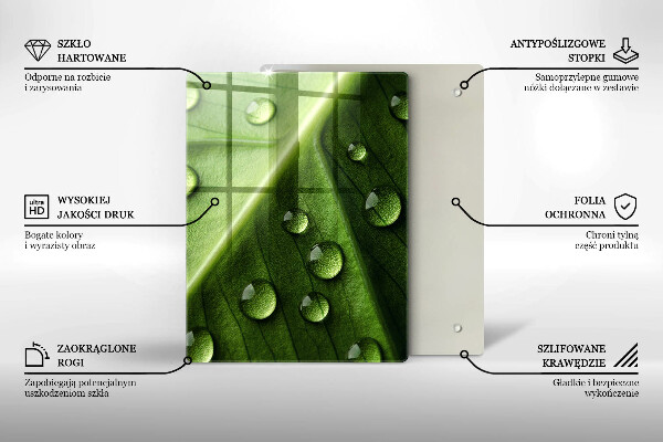 Kuchynská doska zo skla Dekoratívne dlaždice