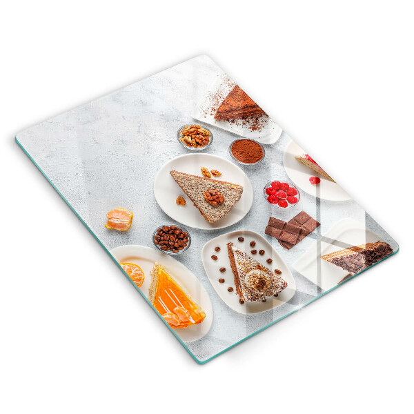 Sklenená doska na krájanie Sladkosť koláča