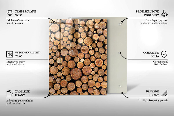 Sklenená doska na krájanie Sladkosť koláča