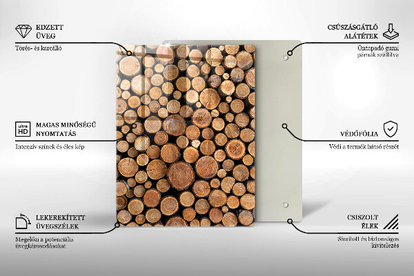 Sklenená doska na krájanie Sladkosť koláča