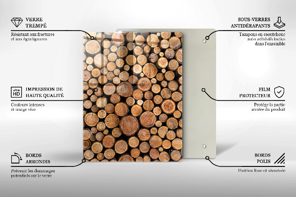 Sklenená doska na krájanie Sladkosť koláča
