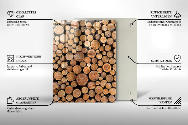 Sklenená doska na krájanie Sladkosť koláča