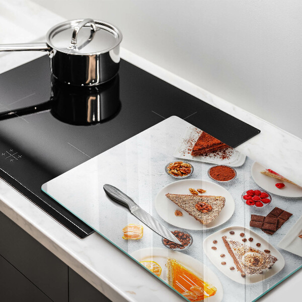 Sklenená doska na krájanie Sladkosť koláča