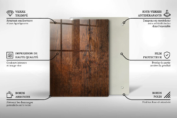 Sklenená doska na krájanie vianočné dekorácie