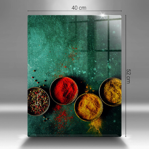 Sklenená doska na krájanie Orientálne korenie