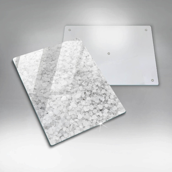 Sklenená doska na krájanie Kryštály soli