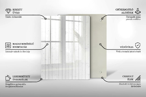 Sklenená doska na krájanie Dovolenkové ovocie