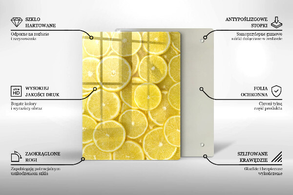 Sklenená doska na krájanie Farebné cukríky