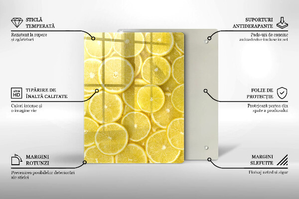 Sklenená doska na krájanie Farebné cukríky