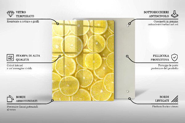 Sklenená doska na krájanie Farebné cukríky