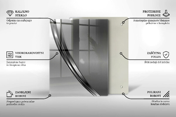 Sklenená doska na krájanie Farebné ovocie