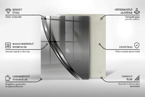 Sklenená doska na krájanie Farebné ovocie