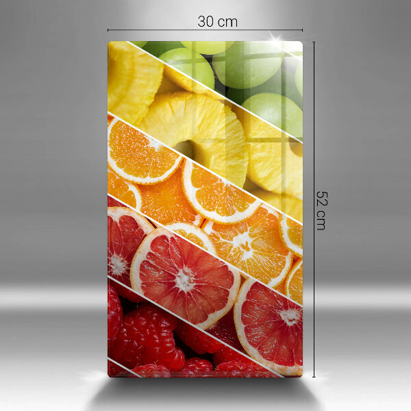 Sklenená doska na krájanie Farebné ovocie