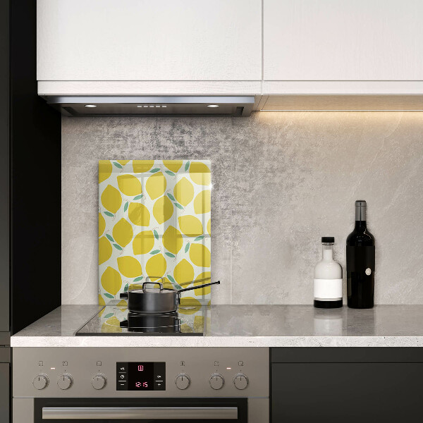 Sklenená doska na krájanie Kreslené citróny