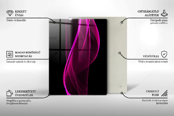 Sklenená doska na krájanie Talianske prísady a koreniny