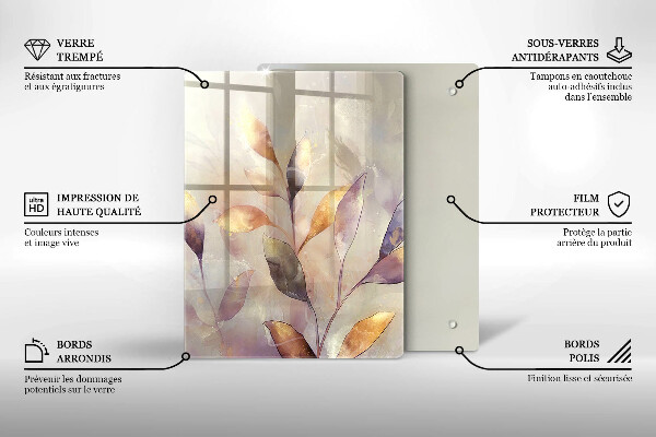 Sklenená doska na krájanie Zelenina na stole